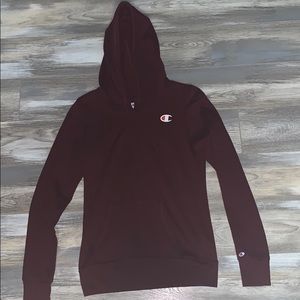 Maroon champion pullover